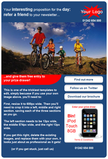 Finished Email Marketing Template