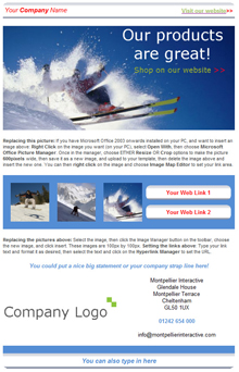 Finished Email Marketing Template